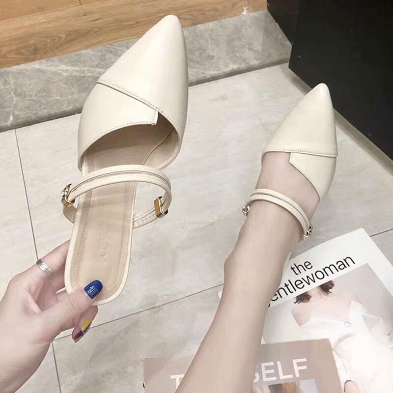 Sandal nữ 3p 2 quai da mềm êm chân đi được 3 kiểu cực xinh kèm ảnh thật