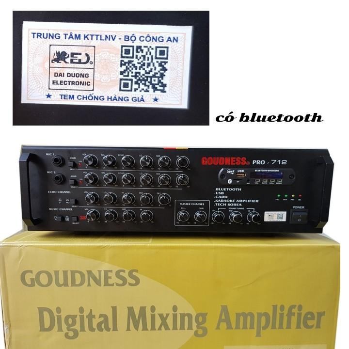 Amply bluetooth goudnees pro 712- ampli bluetooth