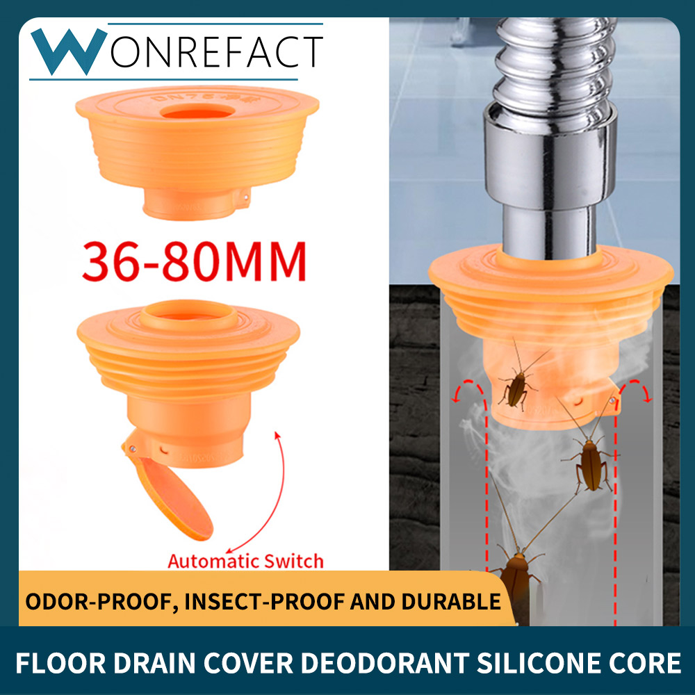 Nắp Ống Thoát Nước Sàn Lõi Silicon Khử Mùi Ống Thoát Nước Chống Côn Trùng Loor Thoát Nước Ống Bịt Chống Mùi Sâu Bệnh Bền