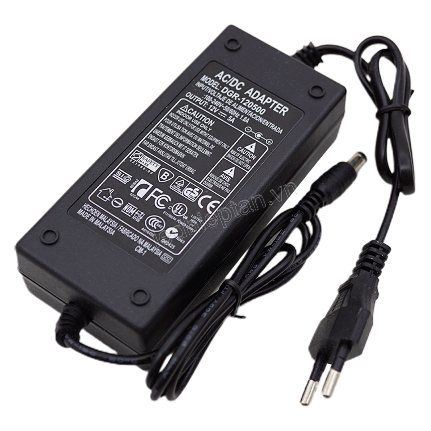Nguồn nhựa adapter 12v 5a