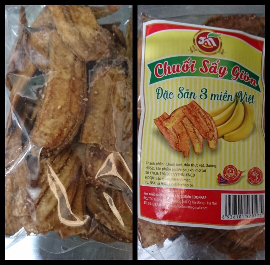 Chuối sấy giòn 190g