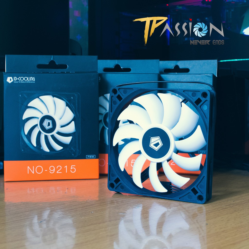Quạt fan case id-cooling no-9215 92mm - tốc độ cao 2500rpm fullbox hiệu năng tản nhiệt tốt bền bỉ