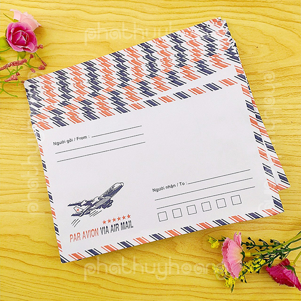 (CÓ BAO THƯ CÓ KEO ) Combo 50 bao thư phổ thông giá rẻ , bao thư giấy , bao thư trắng , bao thư giá rẻ , Phát Huy Hoàng