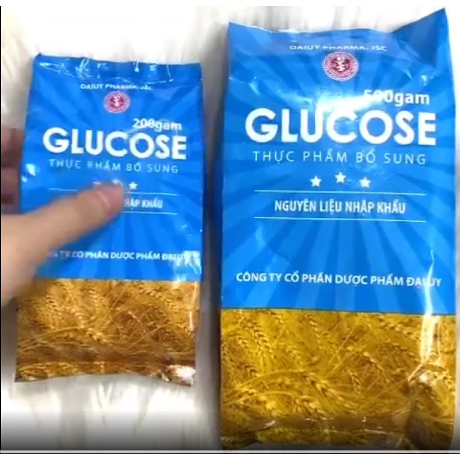 Đường GLUCOSE 200gr-500gr - Bổ sung Glucose, giảm cân, thanh nhiệt, hạ đường huyết do tiêu chảy. Dùng thay đường kính