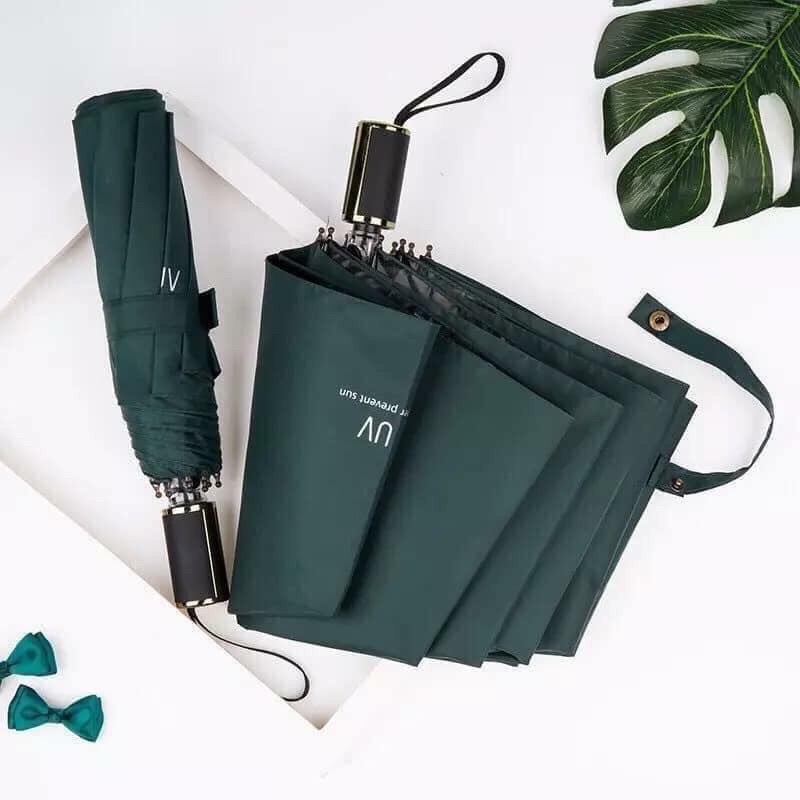 Ô dù chống tia UV gấp gọn mini đi che mưa che nắng ngoài trời cầm tay