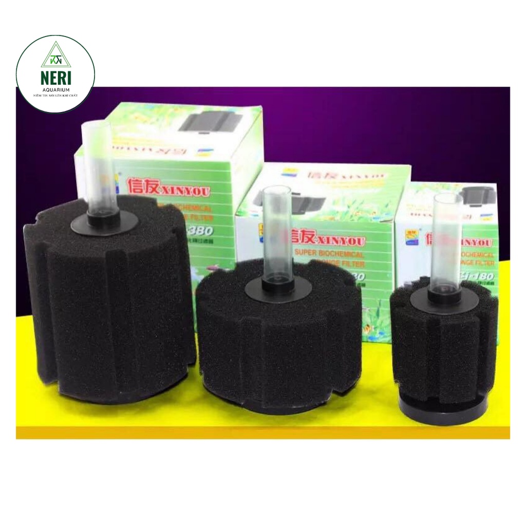 Xinyou Biochemical Sponge Filter for Small Aquarium XY-180/280/380