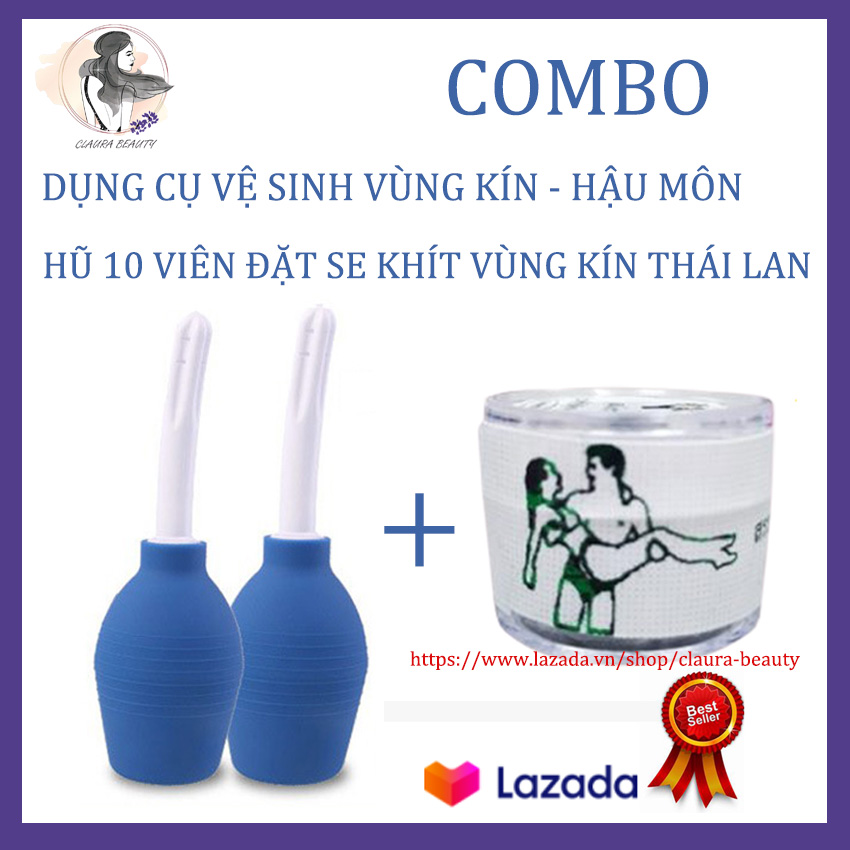 [HCM]COMBO Bao Sạch Bao Khít Dụng Cụ Vệ Sinh Phụ Nữ Vùng Kín Hũ 10 Viên Đặt Se Khít Vùng Kín Thái Lan Giúp Làm Hồng Se Khít Sạch Phòng Viêm Nhiễm Trở Về Tuổi Thanh Xuân Claura Beauty