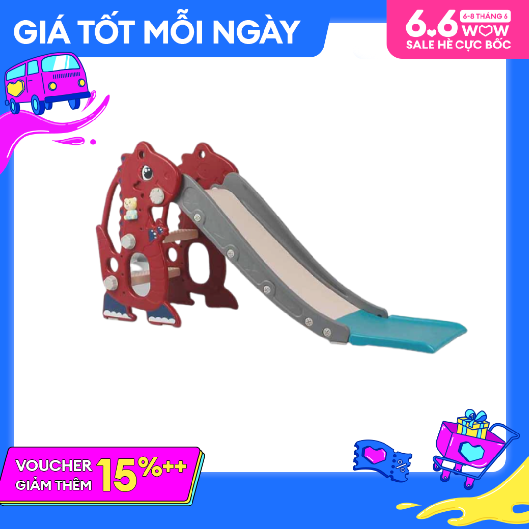 Cầu trượt bập bênh cho bé