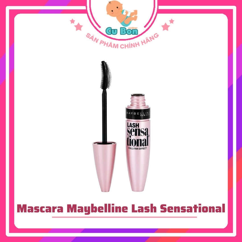 Chuốt mi Mascara Maybeline Lash Sensational, Mỹ không lem, không trôi cho phụ nữ trên 16 tuổi