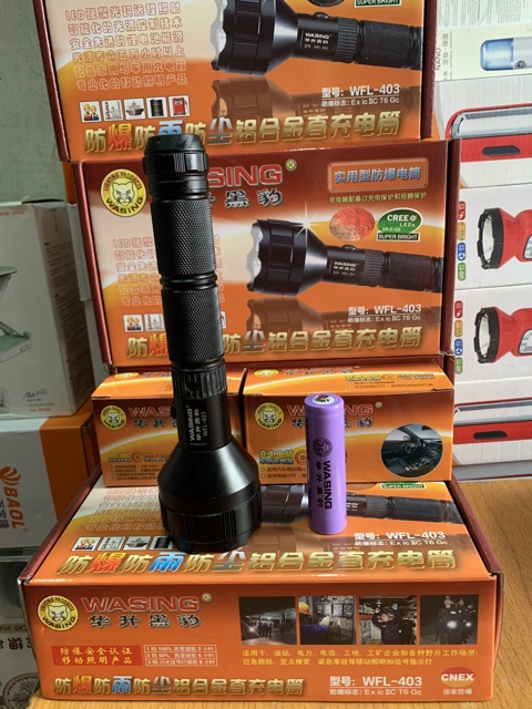 [HCM]Đèn Pin Siêu Sáng Wasing 403 Cơ Động Giao Thông Chuyên Dụng Chính Hãng