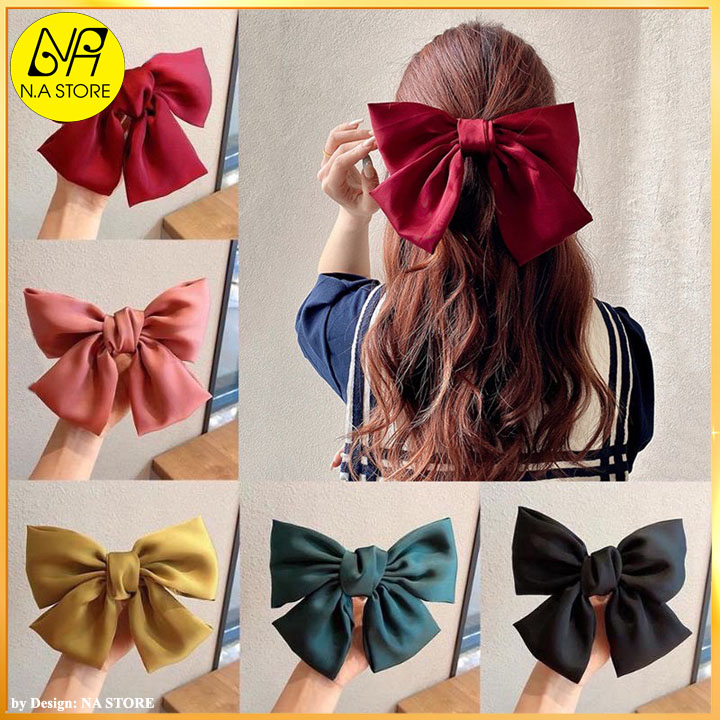 Dây buộc tóc/kẹp tóc nơ ruy băng cỡ lớn thời trang Quảng Châu