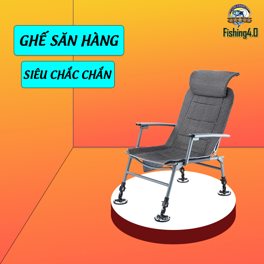 Ghế săn hàng câu đài câu lục - có thể gấp gọn - khung hợp kim chắc chắn - chinh phục mọi loại ghế địa hình - bb07