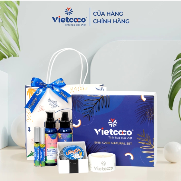 Hộp quà mỹ phẩm vietcoco - vietcoco cosmetic gift set