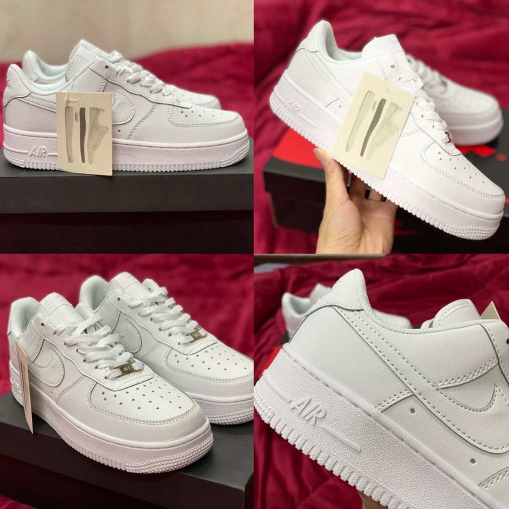 Giày thể thao nam nữ af1, giày air force 1 trắng thời trang