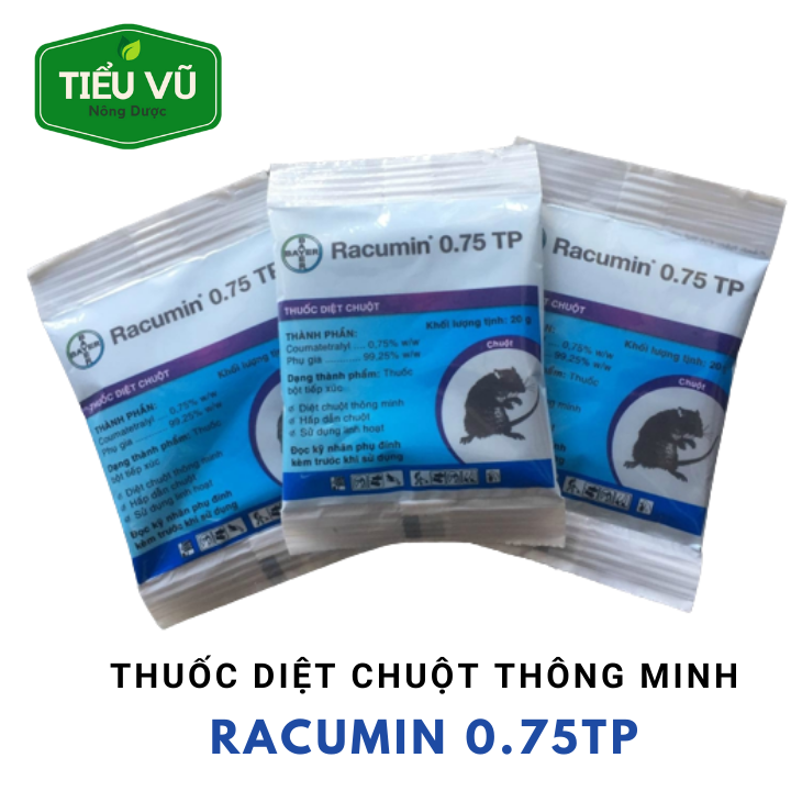 5 Gói Thuốc Diệt Chuột Thông Minh Racumin