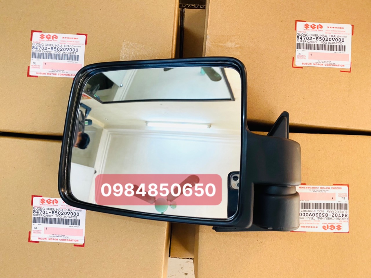 Gương hậu Suzuki Carry 500kg, gương hậu Su 5 tạ, Su cóc hàng xịn chính hãng