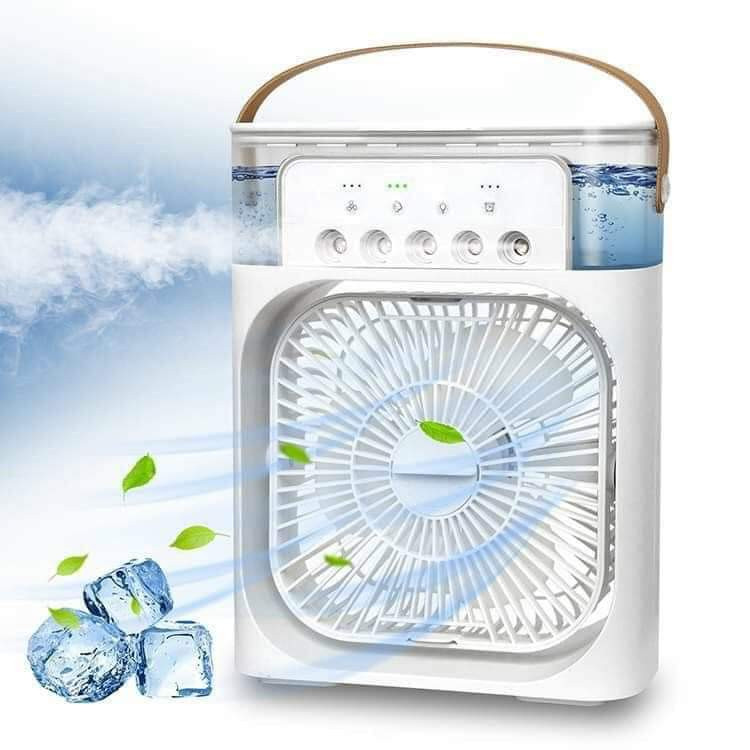 Quạt đá điều hòa hơi nước mini để bàn - quạt điều hòa mini có khay chứa đá – bh 1 năm