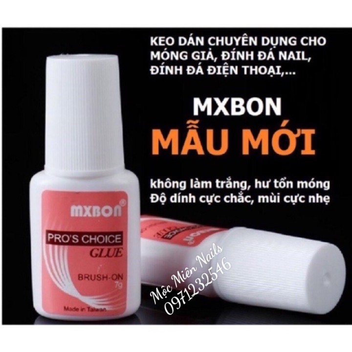 Keo mixbon đính đá, gắn móng siêu chắc, phụ kiện nails