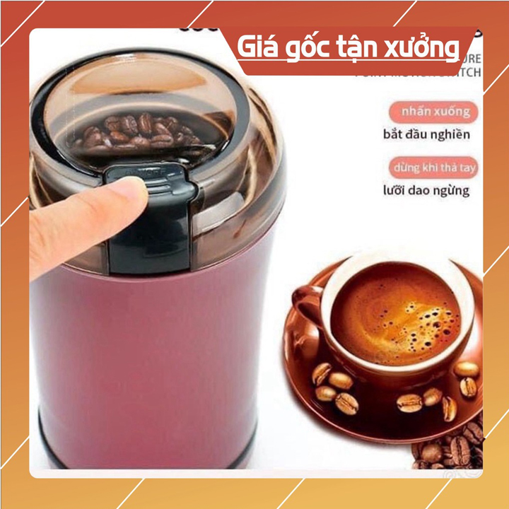Máy xay tự động đồ khô đa năng mini cầm tay - máy xay bột, hạt, ngũ cốc, cafe các loại siêu mịn, siêu tiện dụng - rẻ vô đối