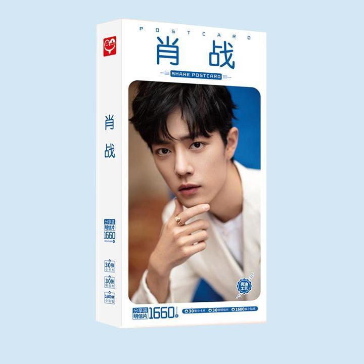 Postcard Tiêu Chiến Ngụy Vô Tiện Trần Tình Lệnh 1660 ảnh hộp ảnh bộ ảnh có ảnh dán sticker lomo bưu thiếp Ma đạo tổ sư Lam Vong Cơ Vương Nhất Bác