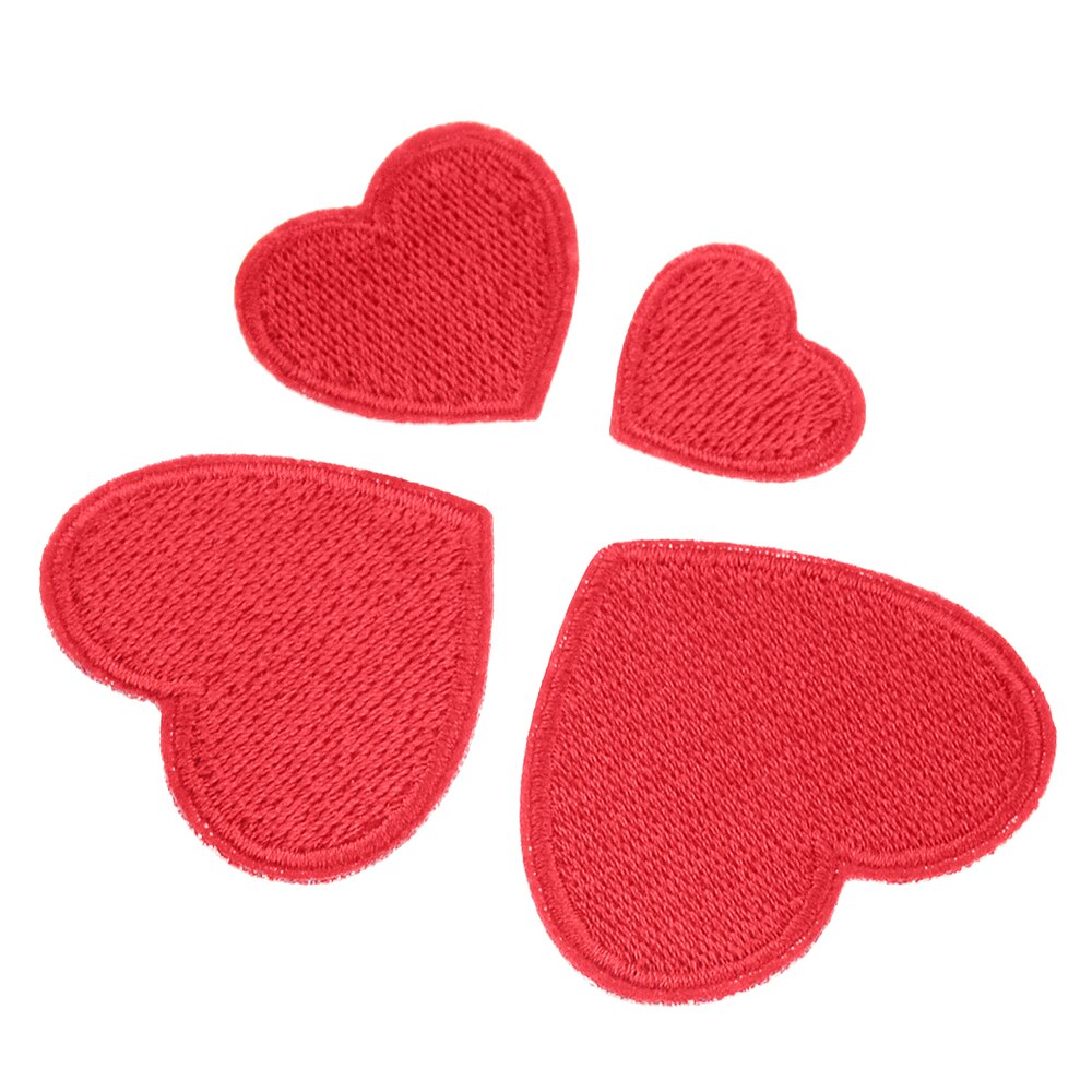 Sticker nhiệt thêu logo ủi hình trái tim 03