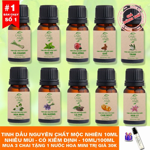 Tinh dầu xông phòng mộc nhiên thiên nhiên 10ml có kiểm định
