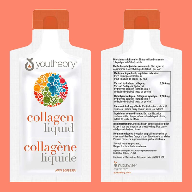Nước Uống Bổ Sung Collagen Vị Dâu Youtheory Collagen Liquid Berry Flavor