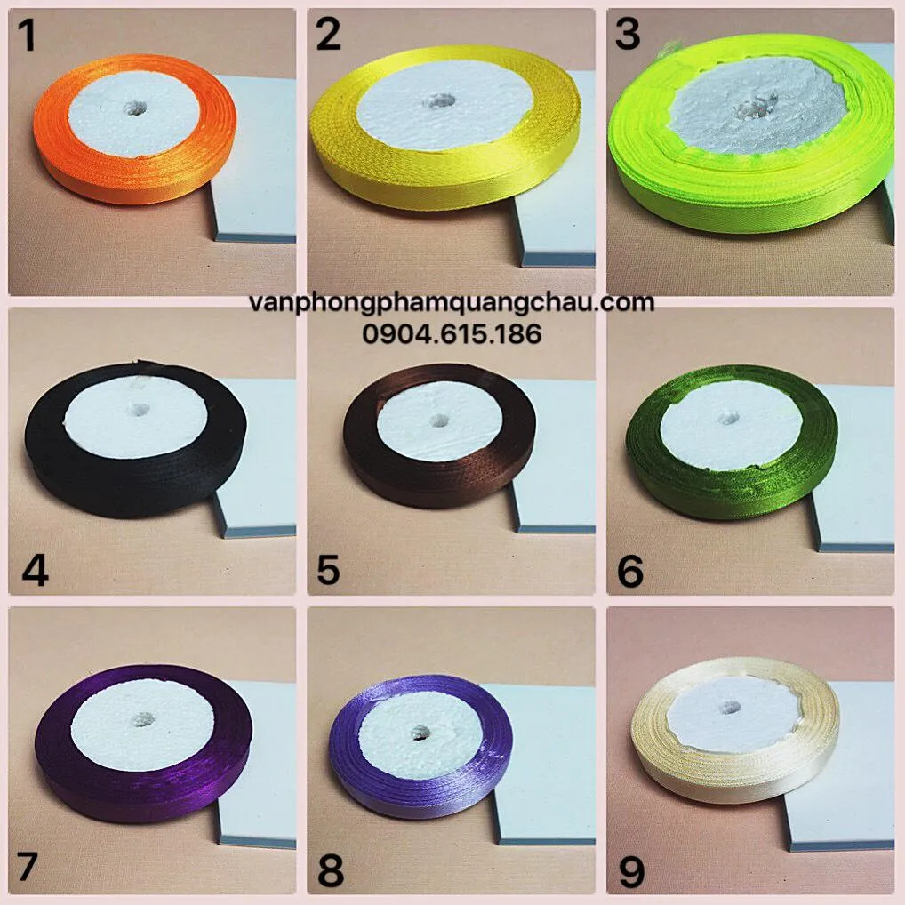 Ruy băng vải bóng - 01 cuộn