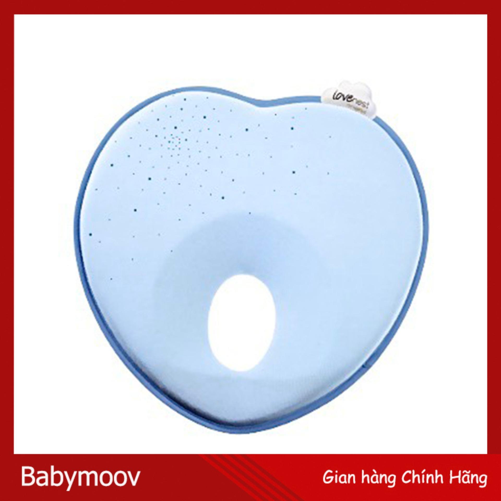 Gối Lõm Babymoov Giảm Lực Lên Hộp Sọ Tránh Bẹt Đầu Xanh Lơ (Hãng Phân Phối Chính Thức)