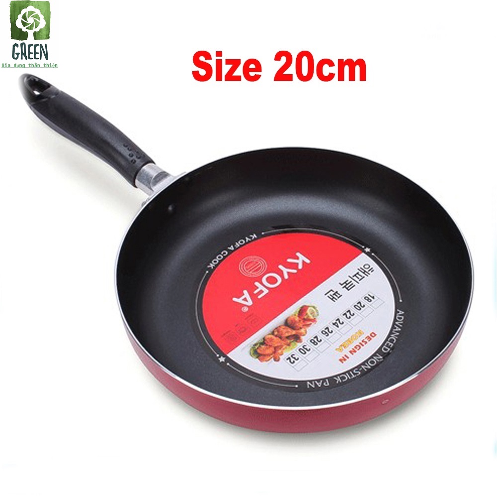 Chảo chống dính cạn 1 quai Kyofa công nghệ Hàn Quốc size 20cm