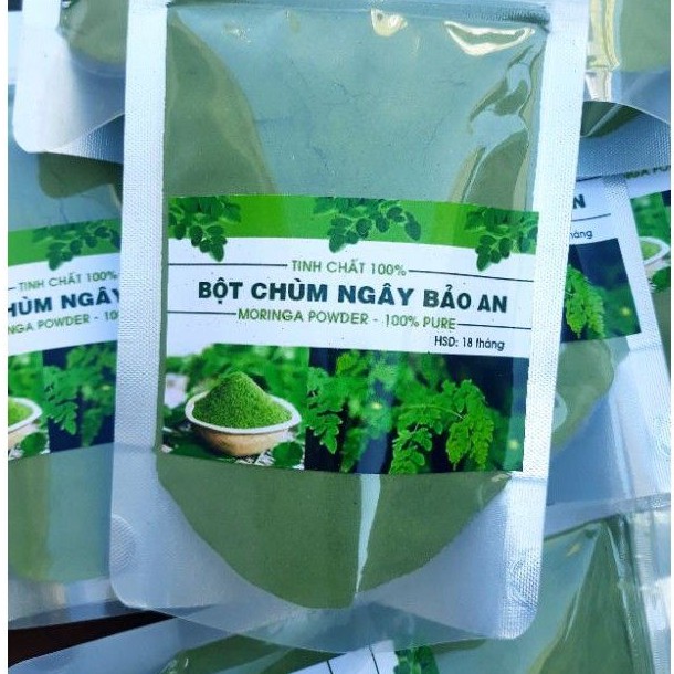 100g Bột chùm ngây sấy lạnh nguyên chất rất tốt cho sức khỏe