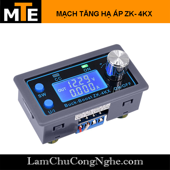 Mạch tăng áp hạ áp buck boost tự điều chỉnh 0.5-30v 4a zk-4kx