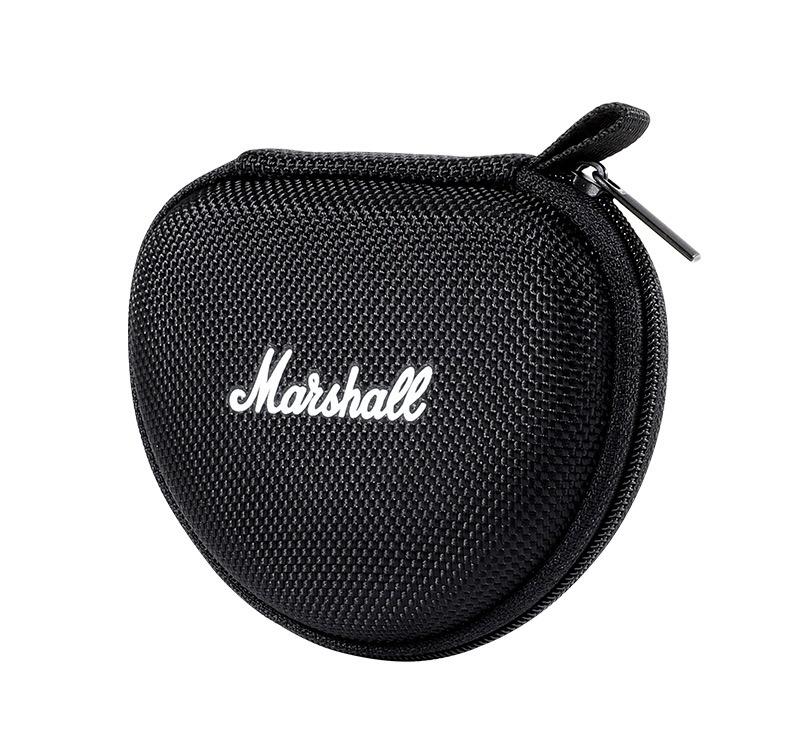 Hộp đựng tai nghe nhét tai Marshall Mode EQ/ Minor II sang trọng cứng cáp - kiêm túi đựng phụ kiện điện tử cáp sạc