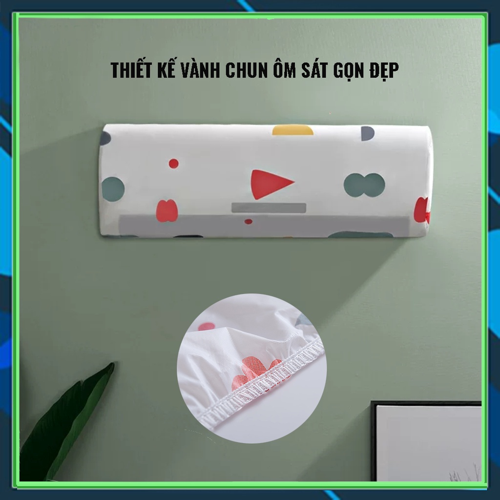 Bọc điều hòa,Tấm phủ bao trùm áo che điều hòa chống bụi chống nước vải dày đẹp cao cấp