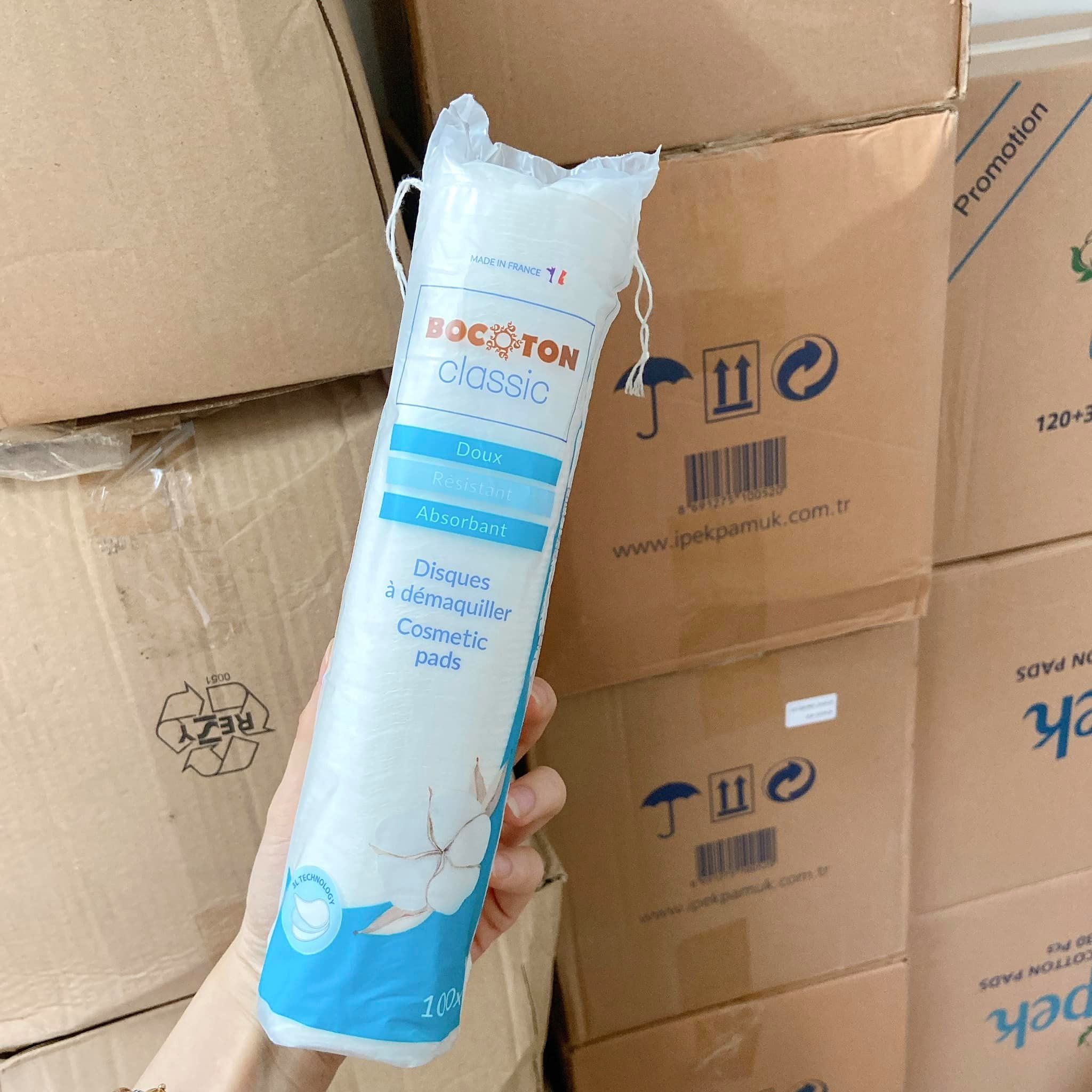 Bông tẩy trang Bocoton Classic 80 miếng