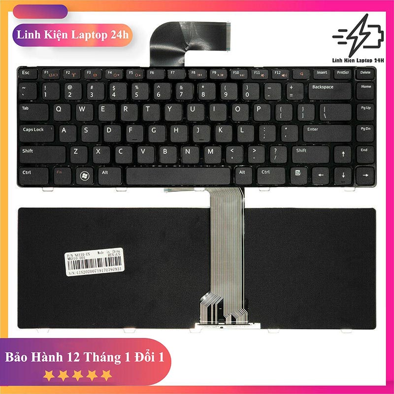 Bàn phím laptop dell inspiron 14r n4110 n4120 n4050 n5050 n5040 m4110 m4040 m5040, 14r 3330 3420 3520 5420 7420 15r 5520