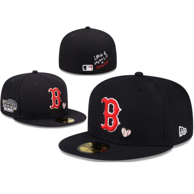 Latest New Boston Red Sox Full Cap MLB Caps Close Fitted Caps Sports Embroidery Men Women Hats Topi nón snapback nam mũ lưỡi trai nam nón kết nam