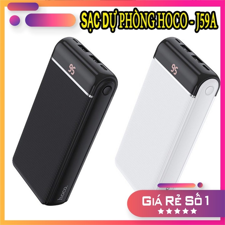 [Loại 1Tốt Nhất] SẠC DỰ PHÒNG HOCO J59A 20.000mAh | ĐA CỔNG TIỆN DỤNG | SKYTHUONGMAI | 10002