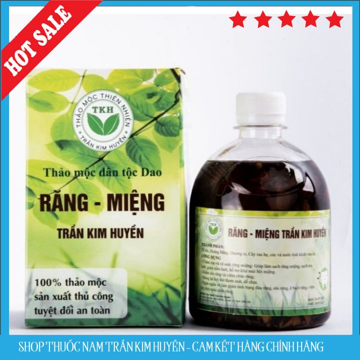 Nước răng miệng tkh -ngừa sâu răng,hôi miệng, nhiệt miệng