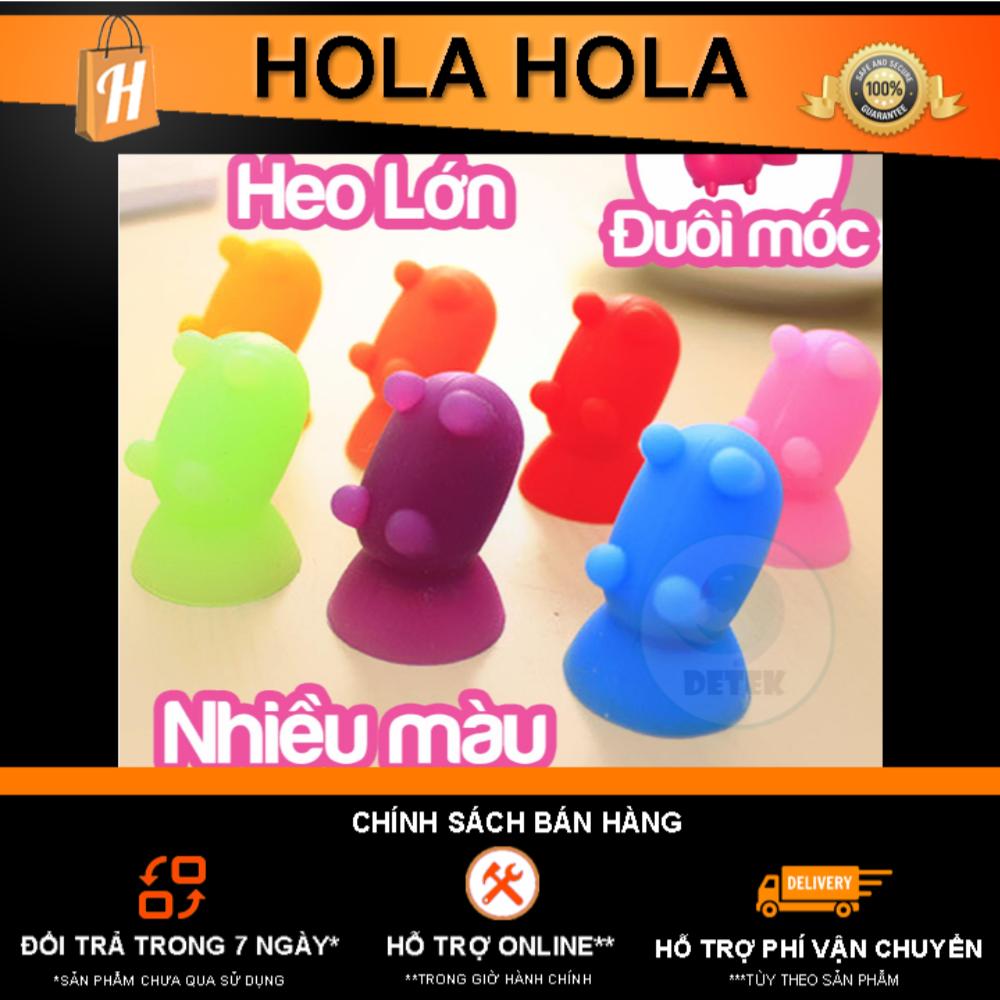 Combo 4 heo hít điện thoại DeTeK đuôi móc loại lớn