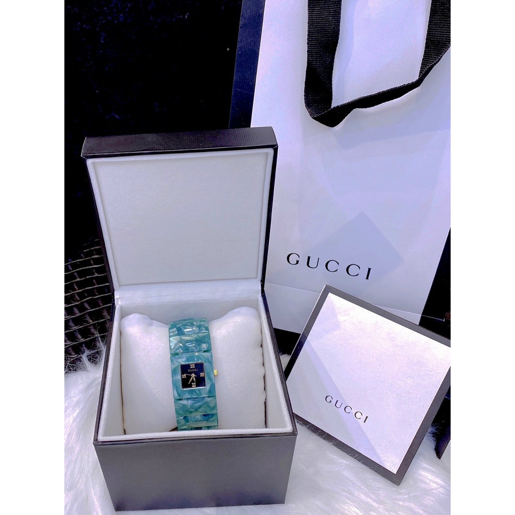 Đồng hồ nữ mặt vuông, đồng hồ đeo tay nữ full box GUCCI authentic thiết kế độc đáo, cao cấp, siêu sang