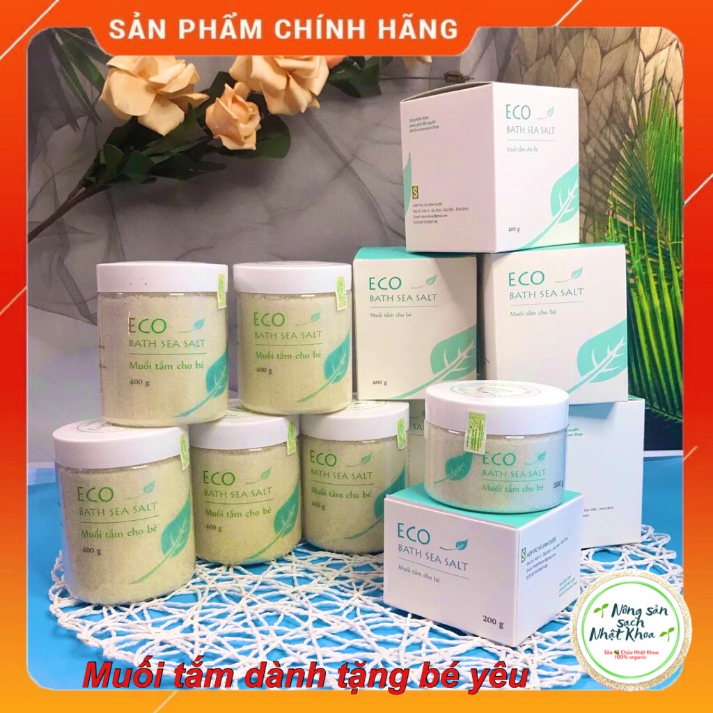 Muối Tắm Bé Sinh Dược Eco 400G (Có Tem Chống Hàng Giả)-Đại Lý Phân Phối Sỉ Lẻ Chính Hãng