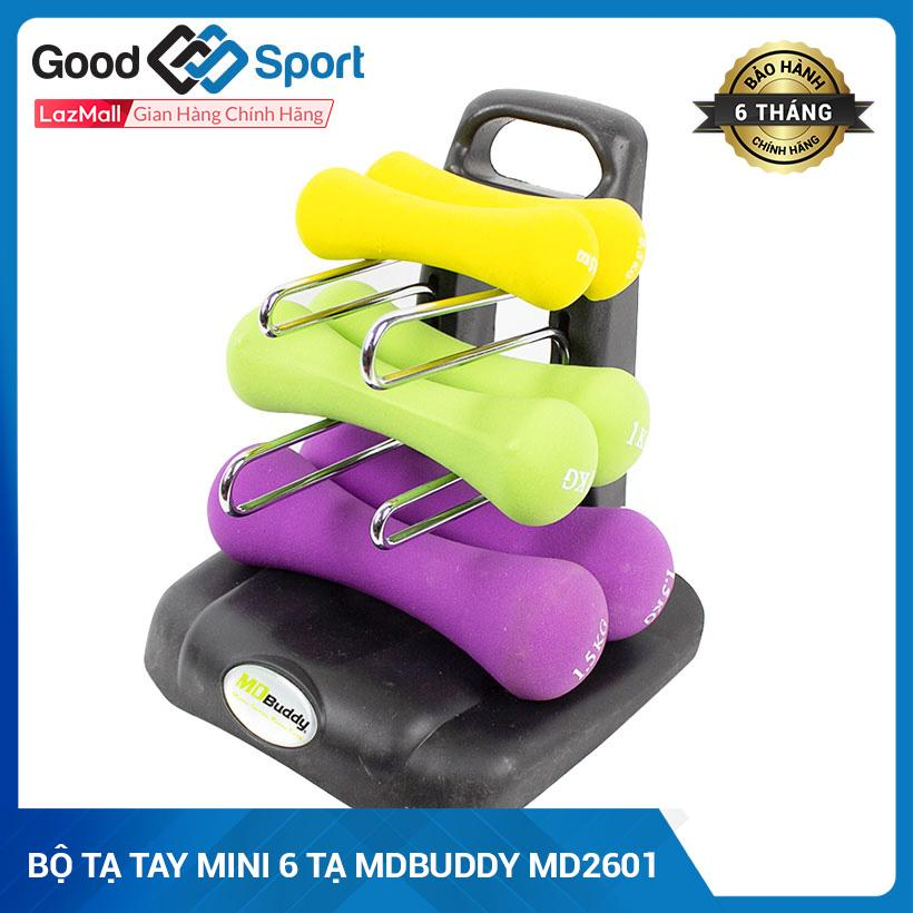 Bộ 6 tạ tay mini lõi sắt mdbuddy md2601