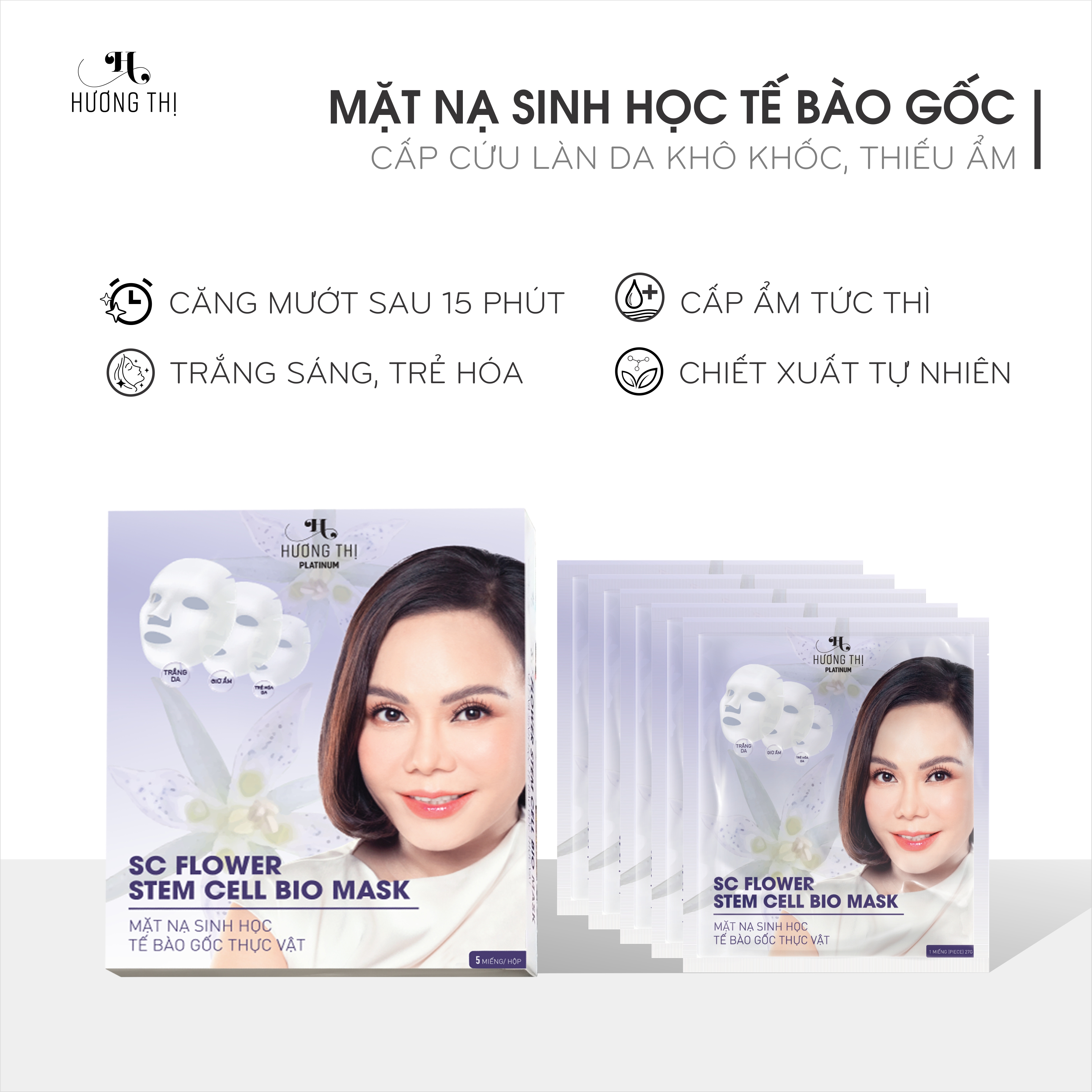 Mặt nạ sinh học tế bào gốc thực vật hương thị