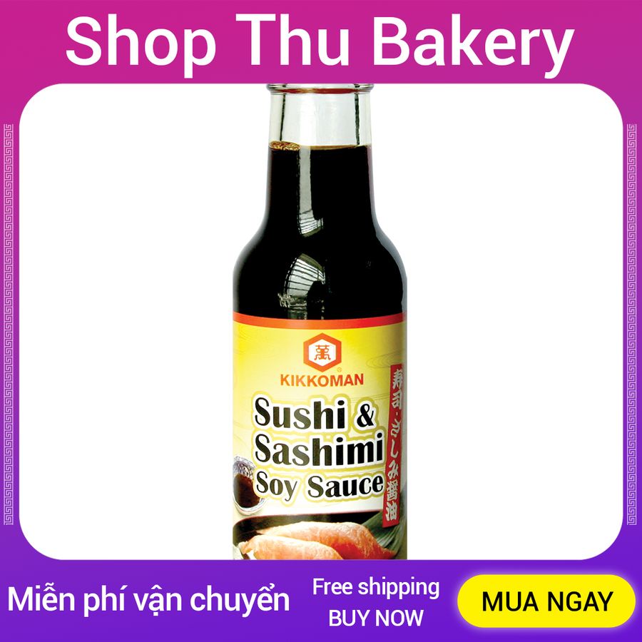 Nước Tương Sushi Và Sashimi Kikkoman (150ml) DTK1749875 - Shop Thu Bakery - Sushi and Sashimi Kikkoman (150ml)
