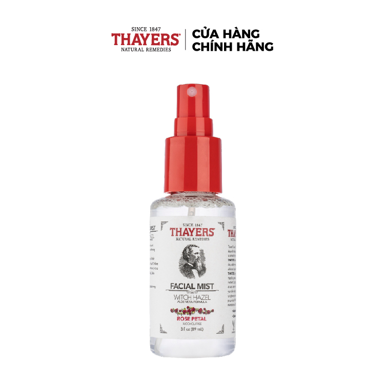 Nước Hoa Hồng Không Cồn Thayers - Hương Hoa Hồng - Dạng Xịt 89ml