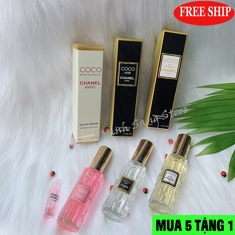 Combo 3 nước hoa nữ coco 20ml thơm siêu lâu