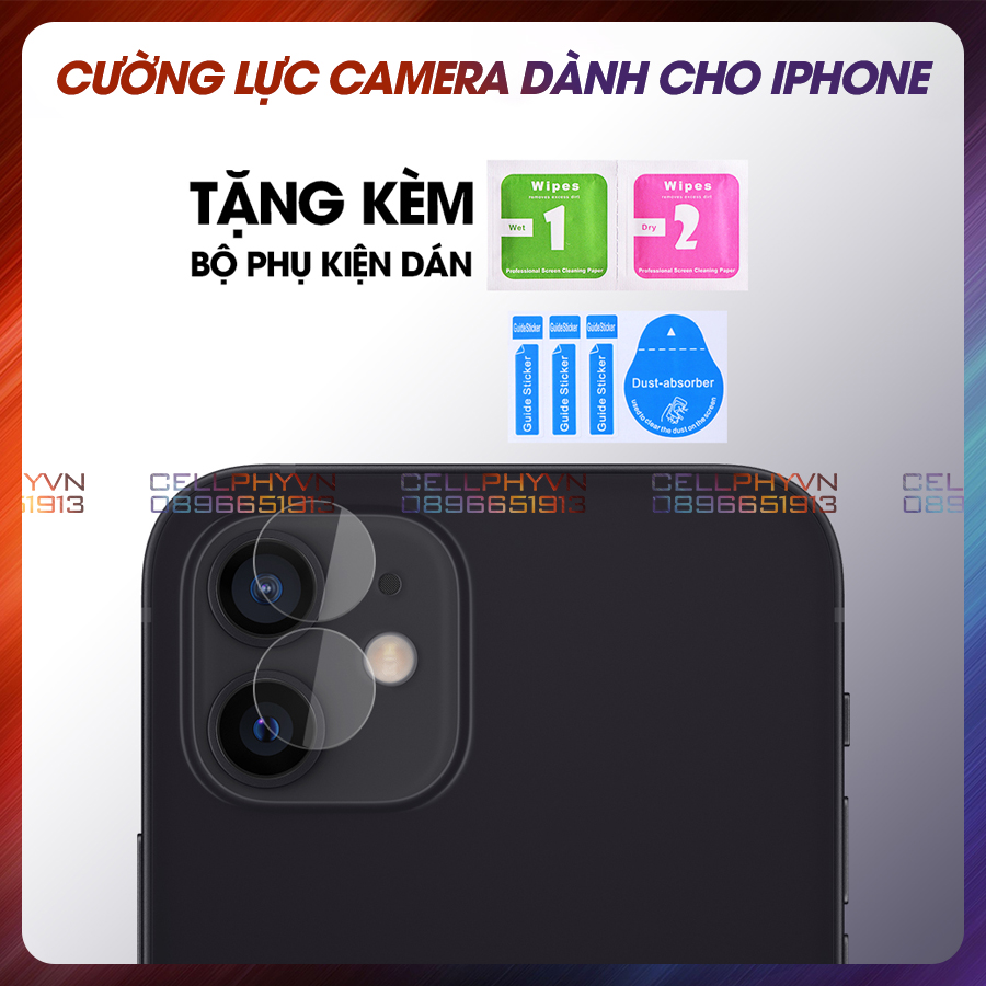 Cường lực camera dành cho iphone iphone 6 6s 7 8 6 plus 7 plus 8 plus x xs xr xs max 11 pro 11 pro max