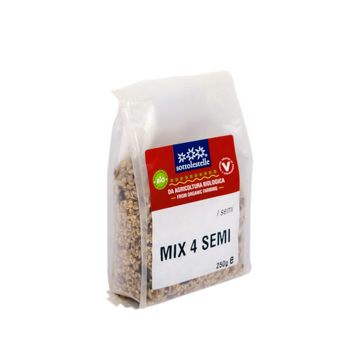 Hạt dinh dưỡng hỗn hợp 4 loại hạt hữu cơ Sottolestelle 250g – Mix 4 Semi