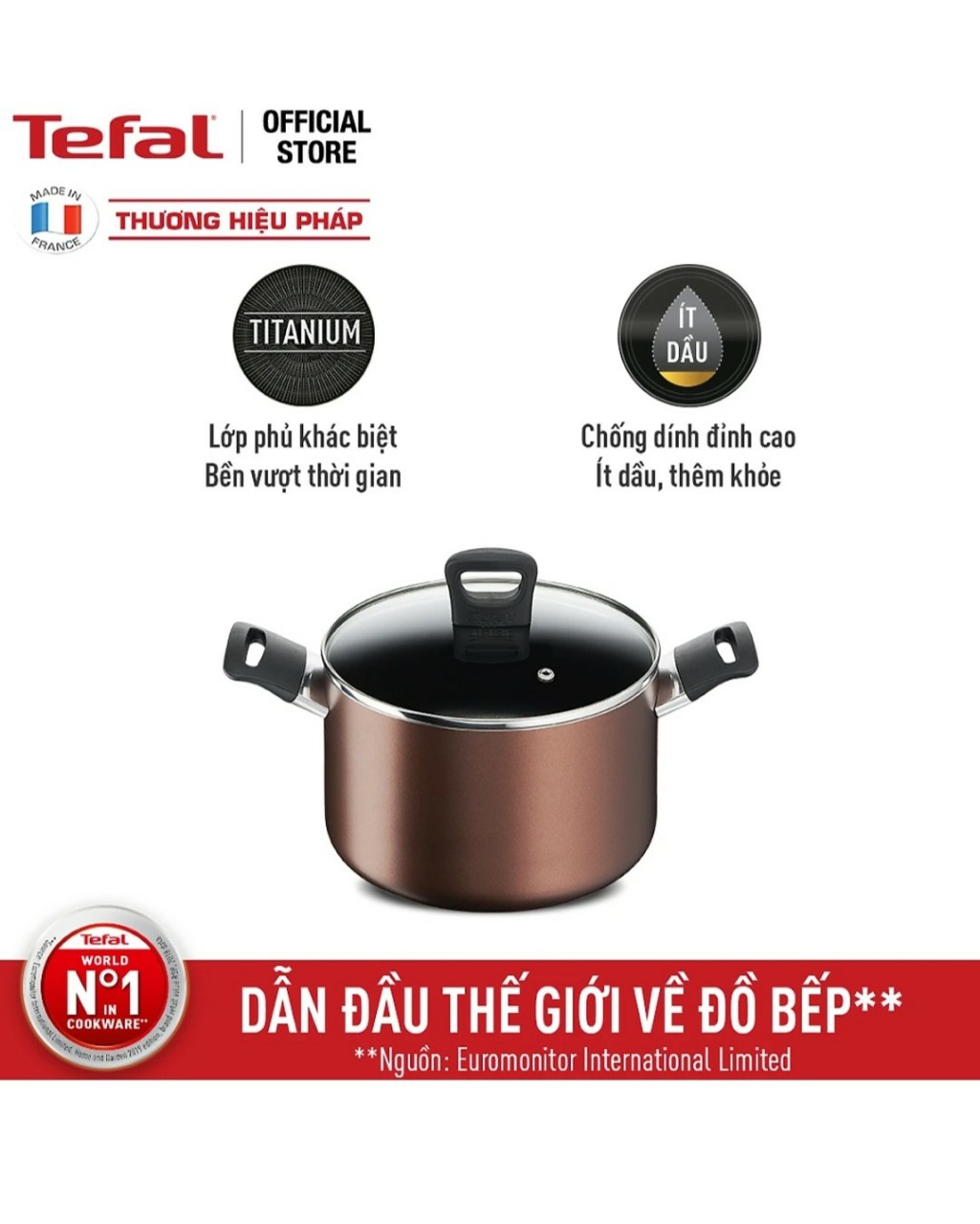 Thanh lý - nồi g1434406 tefal day by day 20cm